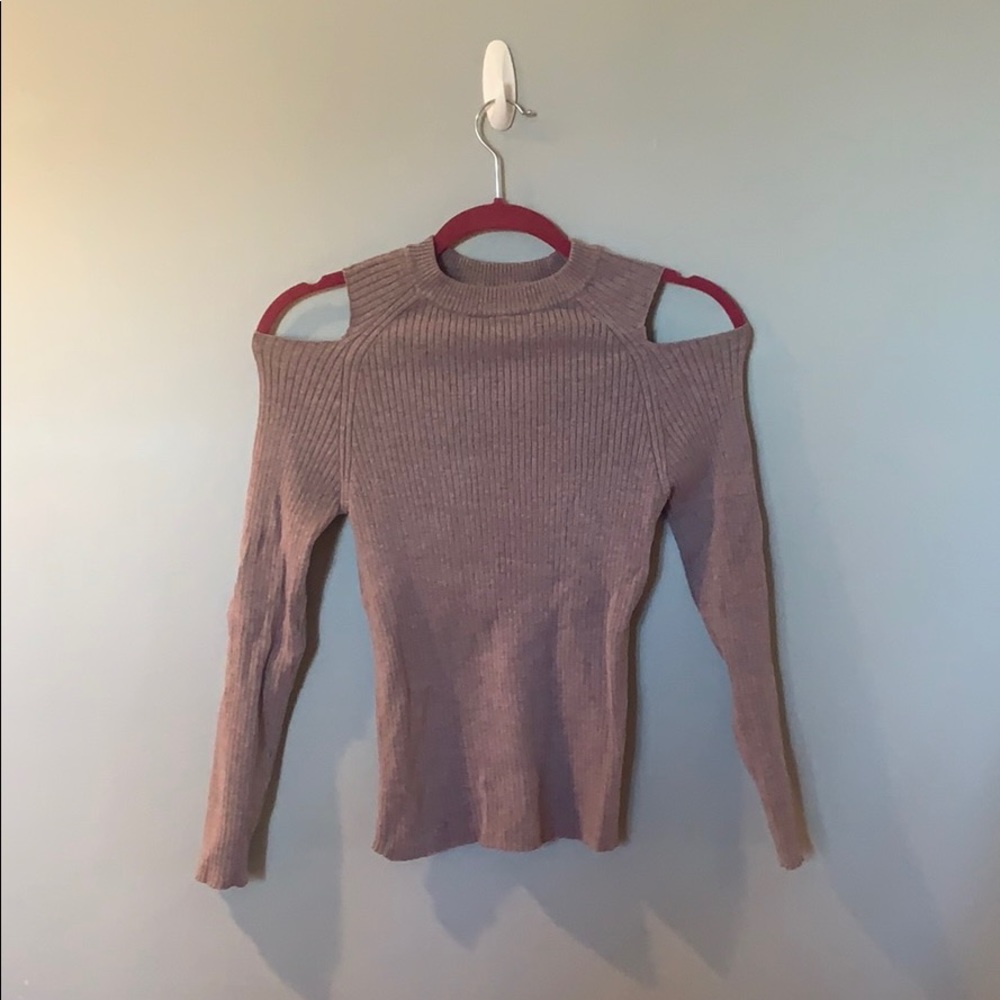 Purple knit top